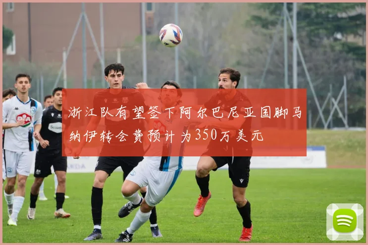 浙江队有望签下阿尔巴尼亚国脚马纳伊转会费预计为350万美元